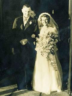 Bill and Elfie's Wedding 1949